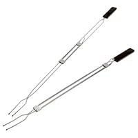 Rome #3100 Chrome-Plated Steel Marshmallow Roasting Sticks, Set of 2