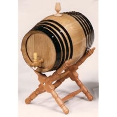 Holzfass (8 Liter) in bester Qualit�t aus amerikanischer Eiche, stark getoasted, lackiert und gew�ssert. Fass f�r Whisky, Brandy, Sherry, Wein und Hausgemachtes
