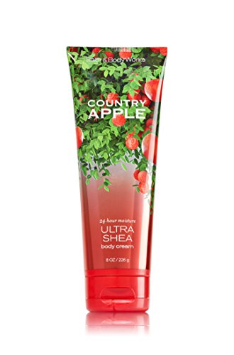 Bath & Body Works Country Apple Body Cream - Ultra Shea Triple Moisture Body Cream Lotion - Large 8 oz Size