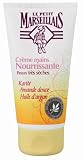 Le Petit Marseillais - Crème Mains - Nourrissante Peaux très Sèches - Tube 75 ml - Lot de 2