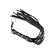 ULTRA DNA TM Flogger Rubber Flirting Whip Black