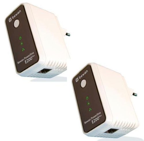 Bewan - Powerline E200 Duo - Adaptateur CPL haut débit 200 Mbps - Pack de 2