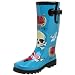 Chooka Women's Tattoo City Rainboot,Turquoise,9 M