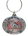 Pewter MLB Team Design Key Ring - New York Yankees - NY Yankees