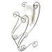 Aquatico Scroll Base Fingertip Towel Stand, Chrome