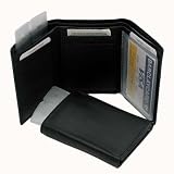 Leather three Fold Wallet with 2 Sim Inserts