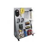 "A" Frame Metal Pegboard WOW Tool Cart with Wheels