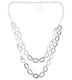 G by GUESS Long Link Necklace, SILVER