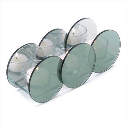 Reflective Circle Candleholder - Style 38590