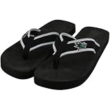 NHL San Jose Sharks Unisex Basic Flip Flops - Black (X-Large)
