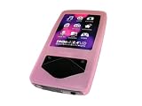 PINK Silicone Skin Case Cover for Samsung YP-Q1 MP3 Player 4GB, 8GB & 16GB + Screen Protector & Lanyard