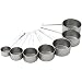 Measuring Cup Set Of 7 Cups: 1/8, 1/4, 1/3, 1/2, 2/3, 3/4, 1Cup In Stainless (91688) by MIU France