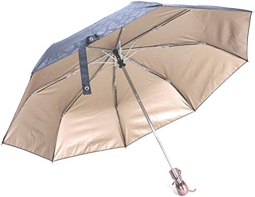 Enpi Skull Design Automatic Folding Umbrella for Sunny and Rainny Day