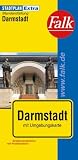 Falk Stadtplan Extra Standardfaltung Darmstadt