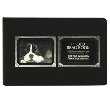 C.R. Gibson Photo Brag Book, Jet Black