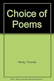 A choice of Thomas Hardy's poems