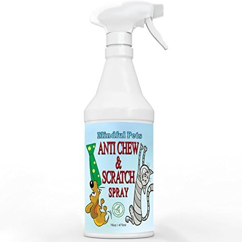 Anti Dog Chew &amp; Cat Scratch Spray - Stop Pet Chewing and Scratching Now, 16oz