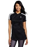 adidas Women's response Long Tunic Hooded Tee, Black/White, X-Large : image