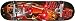 Hot Wheels Kinder Skateboard Redline Racing, rot orange, 31