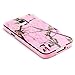 MagicSky TPU + Bumper Pink Branch Snug Fit Slim Case for Samsung Galaxy S5 SV - 1 Pack - Retail Packaging - Baby Pink