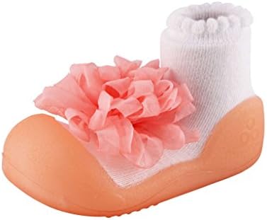 Attipas Premium First Walking Shoes for Baby Girls Boys (Corsage Pink, Large 5.5M US Toddler)