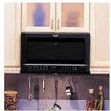 41ZoFCwskfL. SL160  Sharp R 1210 1 1/2 Cubic Foot 1100 Watt Over the Counter Microwave, Black