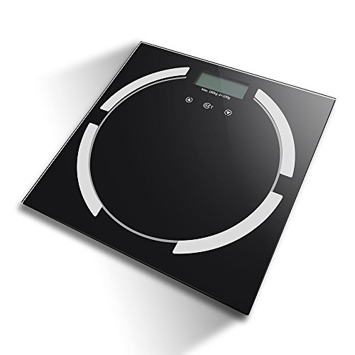 BSTPOWER Bathroom Scale Body Fat Step-ON Digital Health Weight Watchers Body Composition Analyzer with Large Backlit LCD Up To 8 Users Profile Weight up to 400lb