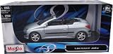 Die-cast Model Peugeot 206 CC (1:24 scale in Silver)