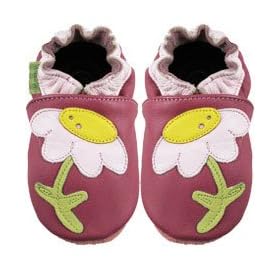 WeeStep - Chaussons souples en cuir - Coloris Gerber Flower