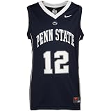 Nike Penn State Nittany Lions #12 College Replica Basketball Jersey-Navy Blue