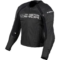 Speed and Strength Twist of Fate 2.0 Men's Leather Street Bike Motorcycle Jacket w/ Free B&F Heart Sticker - Black