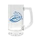 Manchester Wolves Arena Football Glass Logo Beer Mug Gift Collectible