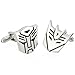 Autobot and Decepticon cuff links Transformer Cufflinks