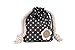 My qBebe 2 Pack Teether Bib Reversible 2 in 1 Baby Drool Bibs Design with BPA Free Silicone Teether Attached- Baby Bandana Bibs & Free Bag Included