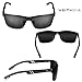 VEITHDIA 6560 Fashion Mirrored UV400 Polarized Driving Sunglasses for Men Women (Black, Black)