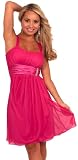 Sleeveless Rhinestone Empire Waist Sheer Layer Evening Cocktail Party Dress