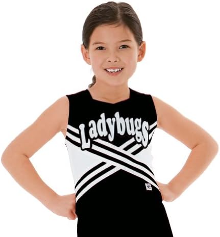 Criss-Cross Cheerleading Shell, AL, Black
