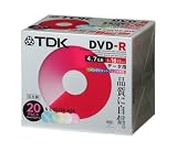 TDK 日本製 DVD-R 16倍速 インクジェットプリンタ対応(カラーミックス） 5mmケース入り 20枚 DR47PWMC20S