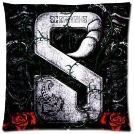 Chris G Dodge Cotton & Polyester Pillowcase-S Word Band Scorpion Throw Pillow Cases 18X18 (Two Sides)