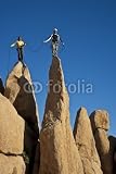 Wallmonkeys Peel and Stick Wall Decals - Team of Climbers Reaching the Summit. - 18