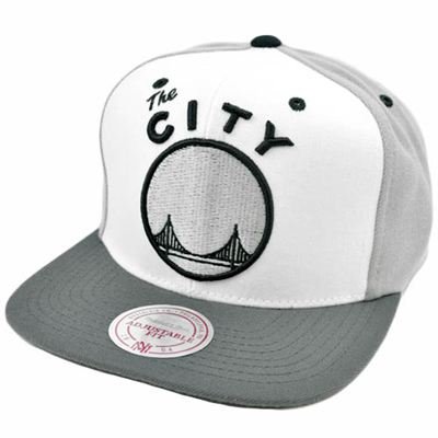 NBA Golden State Warriors City Mitchell & Ness Retro Snapback Hat Cap Flat Bill