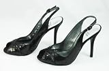 Stuart Weitzman Pipevixen Black Paillettes Pumps Heels