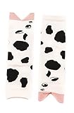 (コ-ランド) Co-land 2足セット レッグウォーマー ベビー用 キッズ 赤ちゃん 新生児 靴下 膝サポーター アニマル 男の子 女の子 男女児 出産祝い 乳牛柄
