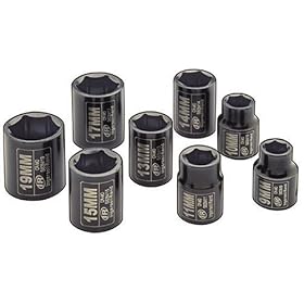 Ingersoll Rand IRTSK3M8 3 8-Inch Drive Metric Standard Impact Socket Set, 8-Piece by Ingersoll-Rand