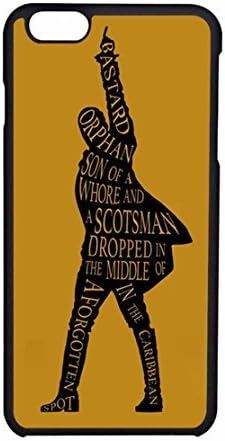 Hamilton Typography iPhone 6 Case Black Plastic BD