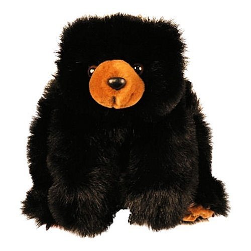 41ZobDNWBlL Baby Browser Black Teddy Bear   12