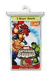 Fruit of the Loom Boys 2-7 3 Pack Super Hero Squad Toddler Briefs Prints