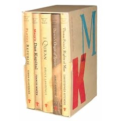 Books That Shook the World: "The Qu'ran", "The Rights of Man", "Plato's Republic", "Das Kapital", "Darwin's Origins of Species"