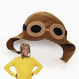 Brown Felt Classic Aviator Style Hat