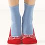 Ruby Red Slipper Socks Fun Novelty Womens Footwear